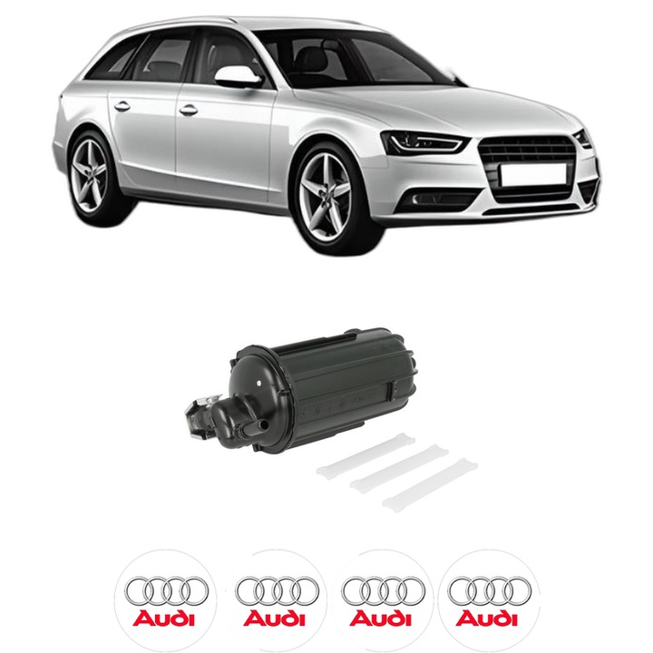 Filtru combustibil AUDI A4 B8 Avant (8K5) 2.0 TFSI flexible fuel din 2009-2015 KW 132 CP 180 CMC 1984, Bosch, Auto, 4x Stickere auto cu AUDI