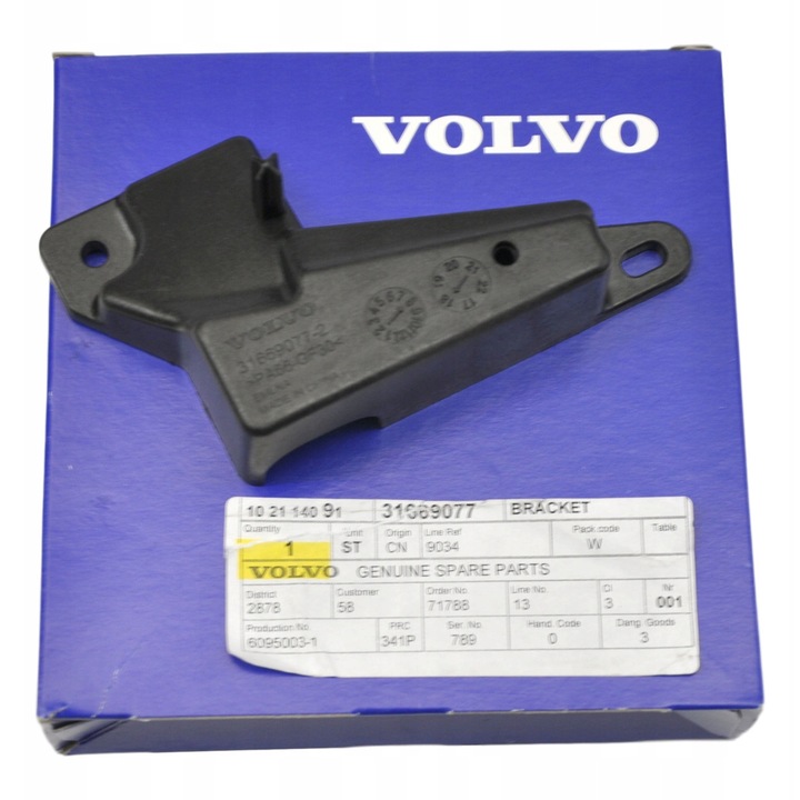 Suport de montare furtun aspirare Volvo, 31669077 OE, pentru V40, XC90, S90, V90, XC60, S60, V60