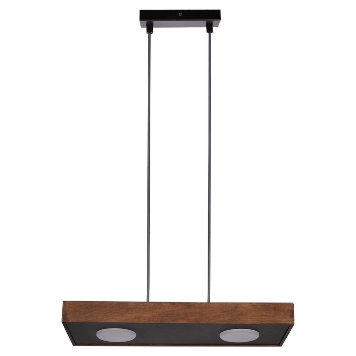 Emibig DALIA 2 csillár, fekete/bronz, 41x100cm, 2 fényforrás