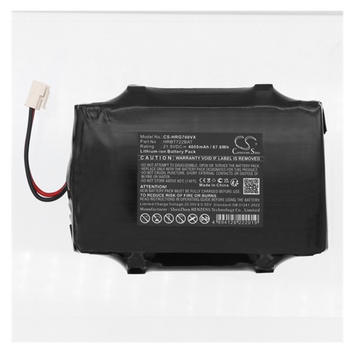 Cameron sino li-ion akkumulátor, 21.9v, 4000mAh, kompatibilis hoover 20220103 -vel