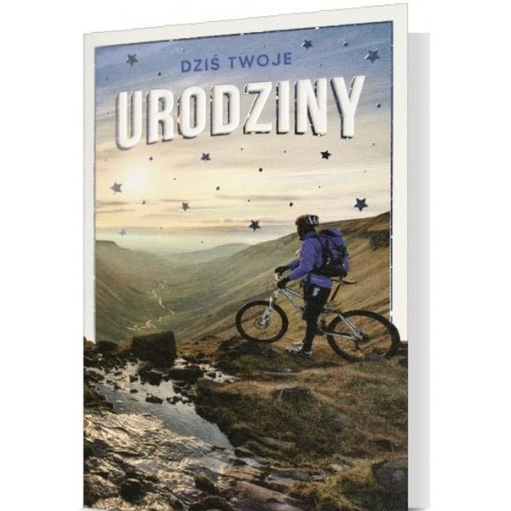 Felicitare B6 Pan Dragon, cu coperta si urari, hartie mata, folie holograma