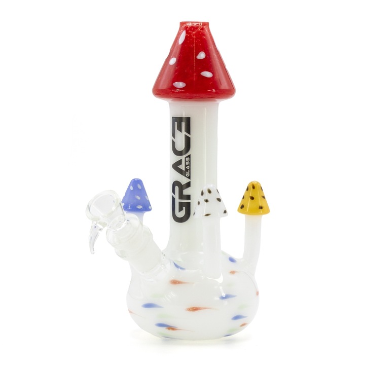 Bong Grace Glass Magic Mushrooms 24,5 cm 18,8 mm