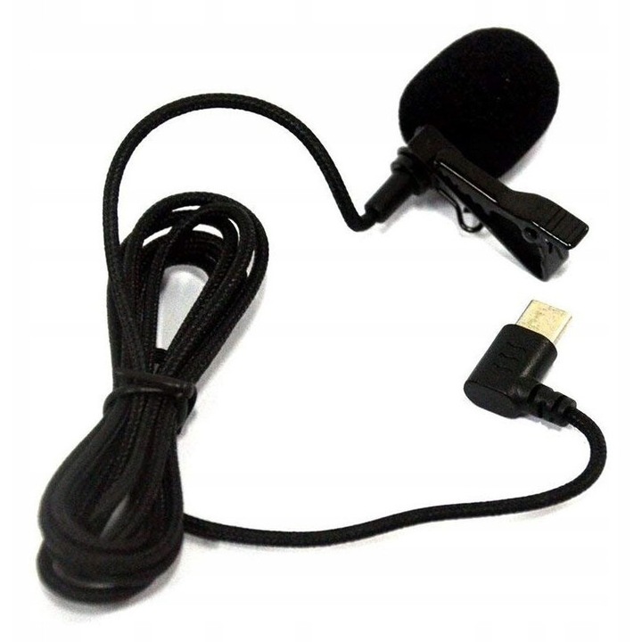 Microfon extern SJCAM USB-C, 150cm, 58dB, 180g