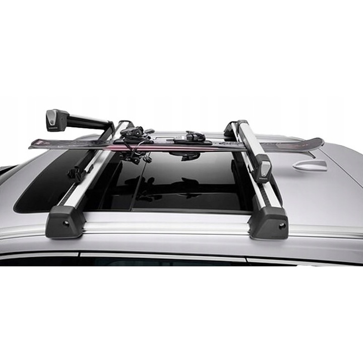 Suport ski Thule 7324, aluminiu, set original, pentru Volvo
