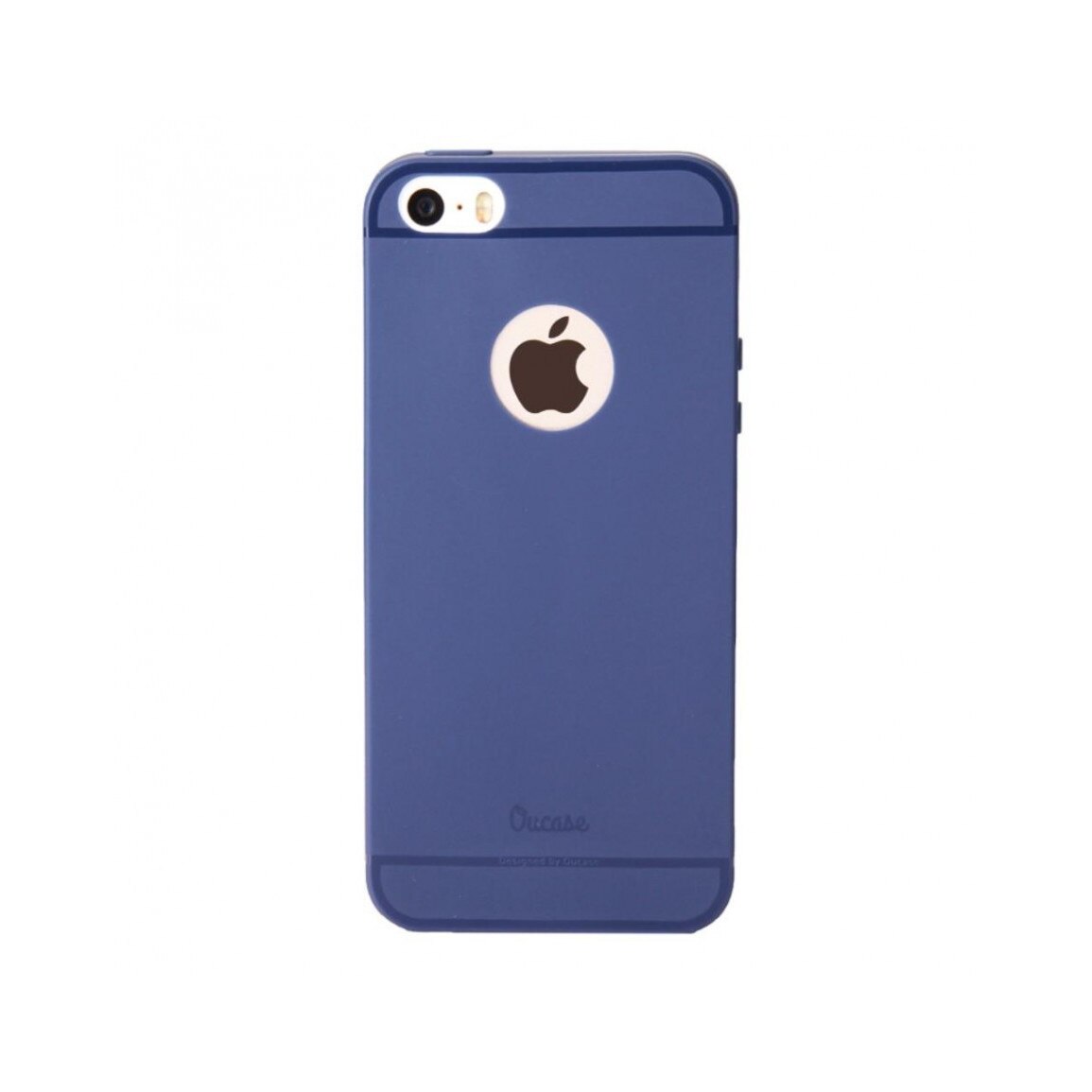 Carcasa protectie spate din silicon pentru iPhone SE / 5S / 5 - albastru