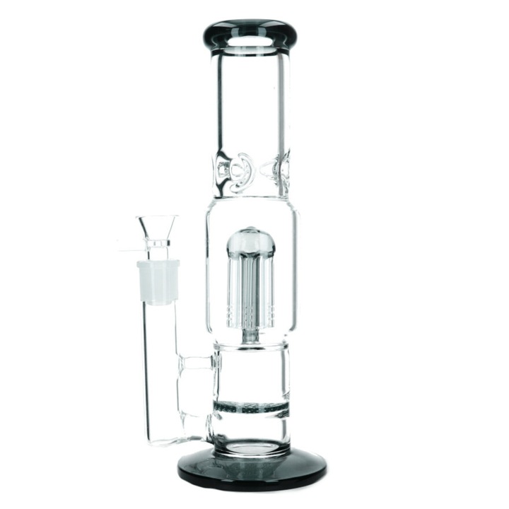 Bongo din sticla Pozostali Shadow, 31 cm, 5 mm, negru