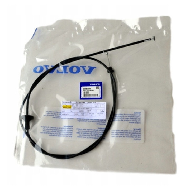 Cablaj capota Volvo S60 V60 2011-2018, original, 31385849 OE