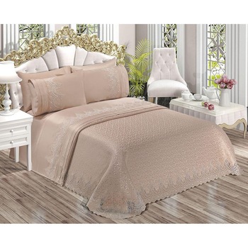 Set 6 piese Patura. Fete de perna si Lenjerie pentru Pat Maro Set 6 piese Patura. Fete de perna si Lenjerie pentru Pat Maro