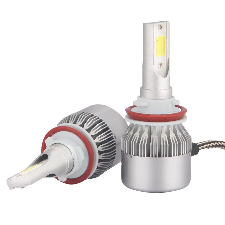 Комплект 2 LED Авто H7, 36W, 3800 лумена, 6000k, LED 12v