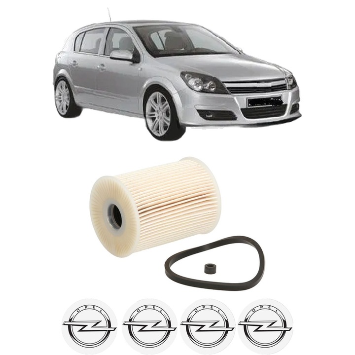 Filtru combustibil OPEL ASTRA H (A04) 1.7 CDTI (L48) din 2004-2010 KW 74 CP 100 CMC 1686, Bosch, Auto, 4x Stickere auto cu OPEL