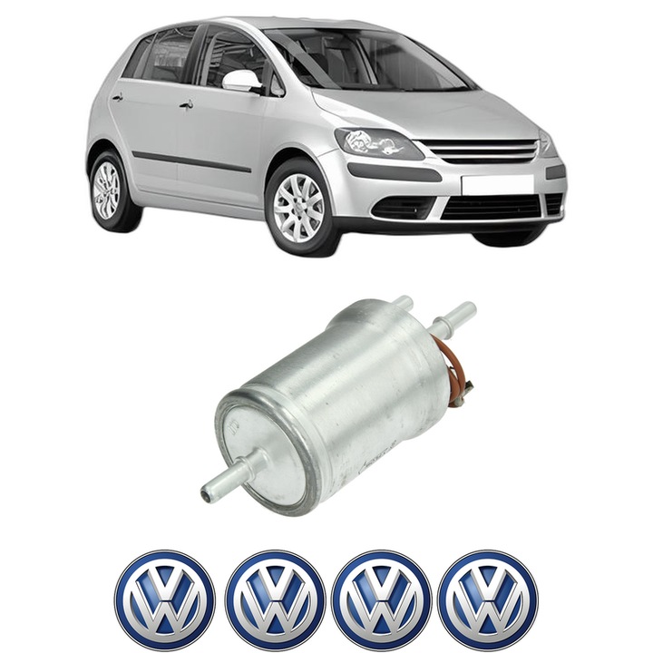 Filtru combustibil Volkswagen GOLF PLUS V (5M1, 521) 1.2 TSI din 2010-2013 KW 63 CP 86 CMC 1197, Bosch, Auto, 4x Stickere auto cu Volkswagen