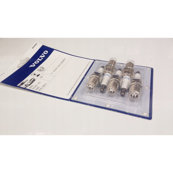 Set bujii originale Volvo pentru 850, C70, S60, S70, V70, S80