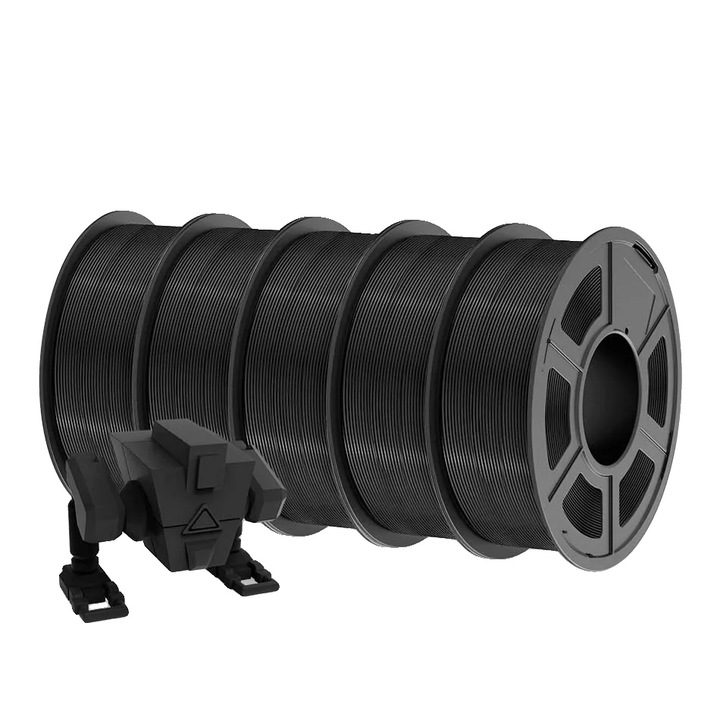 Filament 3D, PLAPLUS, PLA, 5.5KG, negru, 1.75MM