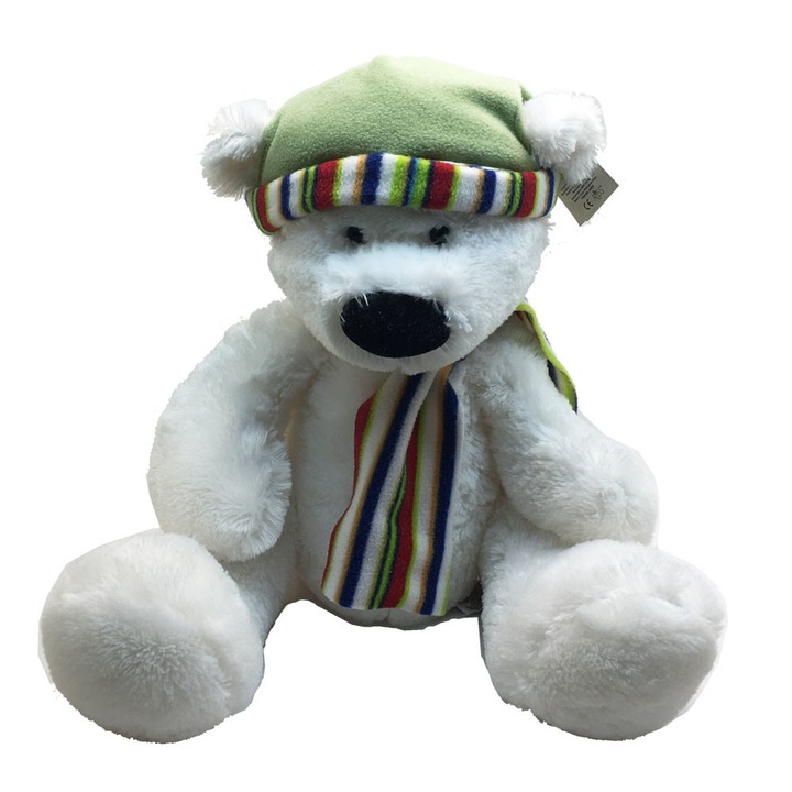 Jucarie de plus, Russ Berrie, 50 cm, Alb