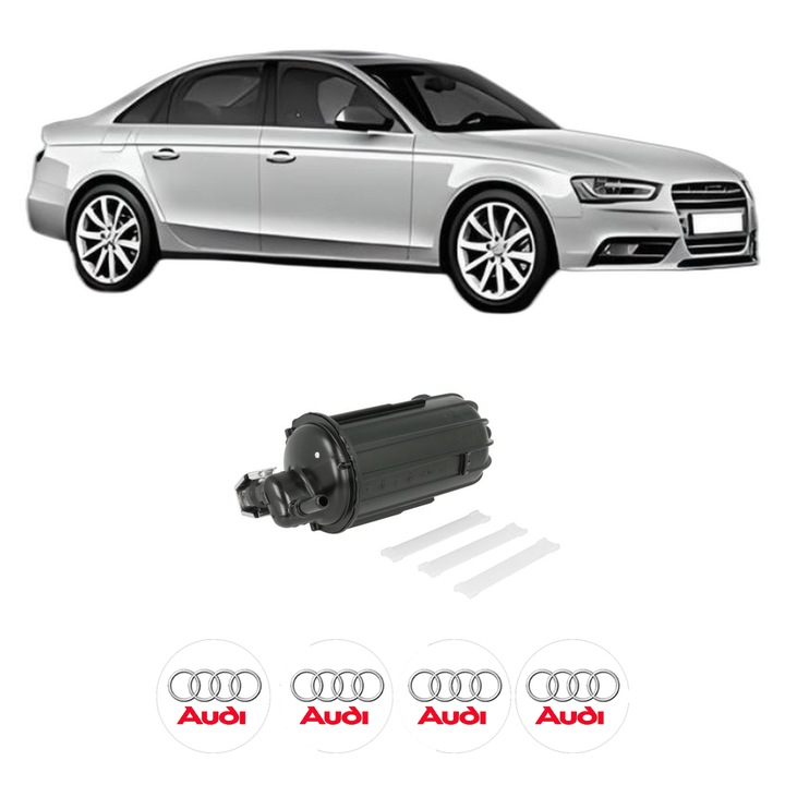 Filtru combustibil AUDI A4 B8 (8K2) 2.0 TFSI quattro din 2013-2015 KW 162 CP 220 CMC 1984, Bosch, Auto, 4x Stickere auto cu AUDI