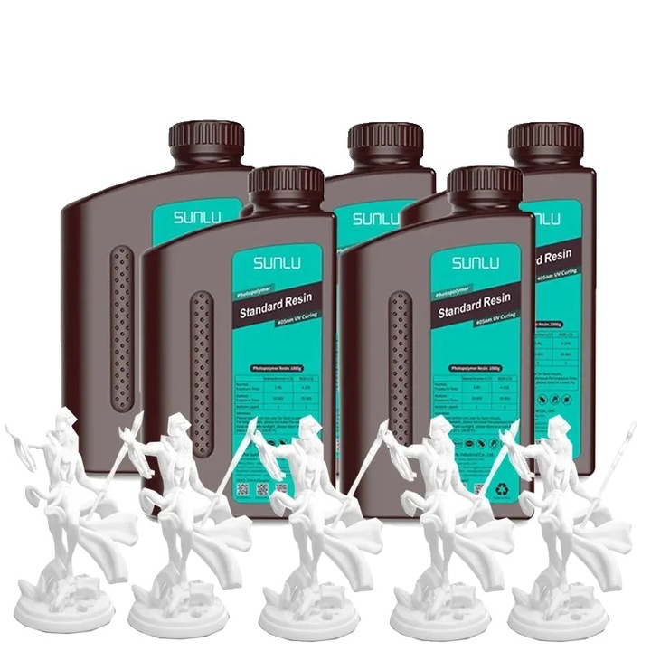 Rasina 3D, Standard 5, fehér, 1000g, LCD nyomtatókhoz