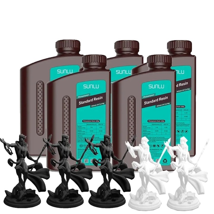 Rasina 3D, Standard 3BK2WT, 1000g, szagtalan, LCD nyomtatókhoz