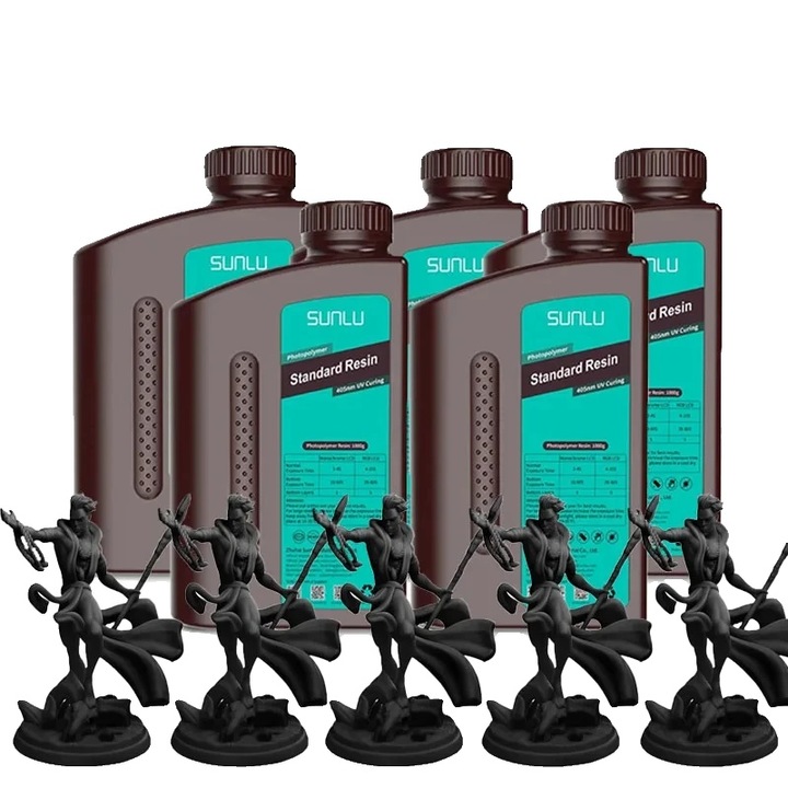 Rasina 3D, Standard 5Black, 1000g, precíz részletek, könnyű használat