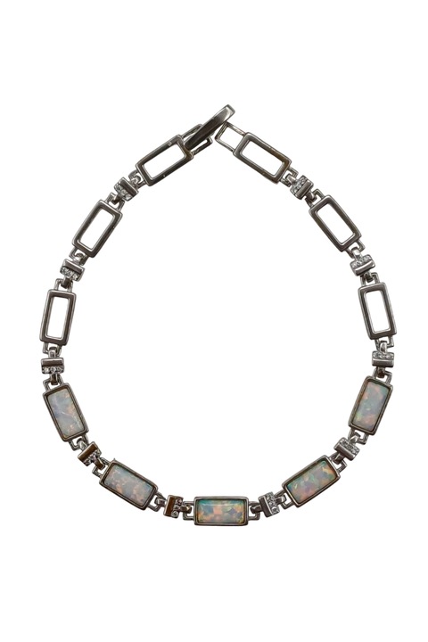 Bratara din argint 925 TSR cu piatra opal japonez model 1MWYS1