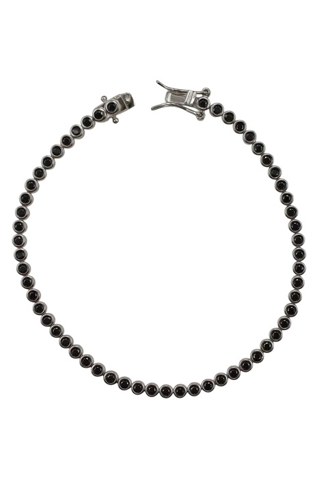 Bratara din argint 925 TSR cu pietre naturale zirconiu model 4AWGS4