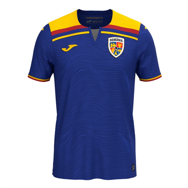 Tricou Joma oficial de joc FRF Romania 25/25, Albastru, S