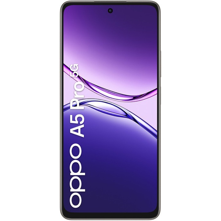 Смартфон OPPO A5 Pro, 8GB RAM, 256GB, 5G, Черен/Кафяв