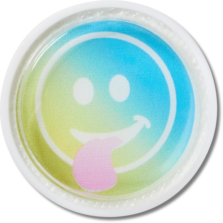 Crocs, Accesoriu incaltaminte Jibbitz, Squish Filled Smile Face, Multicolor