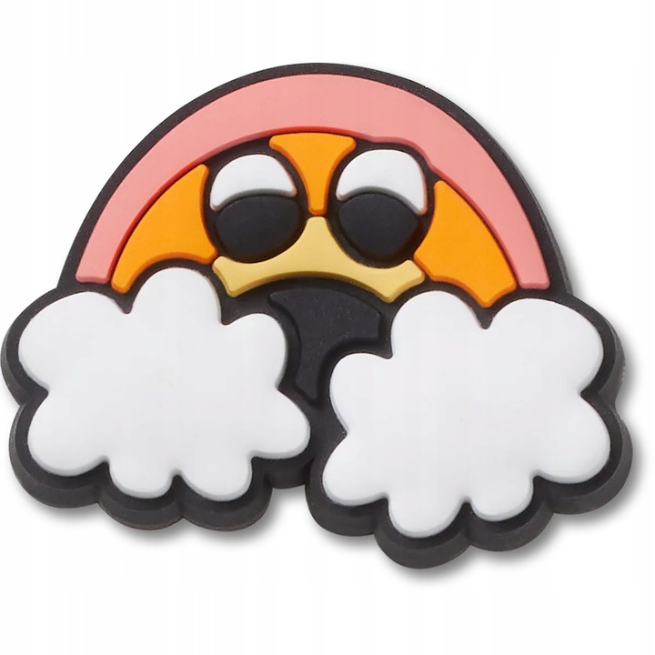 Crocs, Accesoriu incaltaminte Jibbitz, Tiny Lil Eyes Rainbow, Multicolor