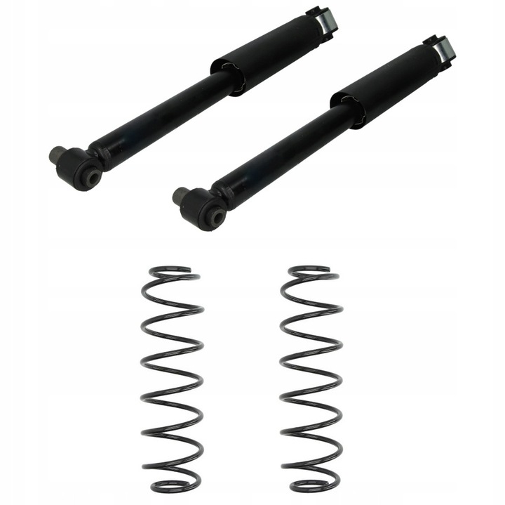 Hátsó lengéscsillapító rugókészlet, ME Premium, Renault Laguna II Kombihoz, OE-vel egyenértékű, 8200097418, 7700416117, 8200108182, 8438670, Benzin Dízel, Személygépkocsi, Utángyártott