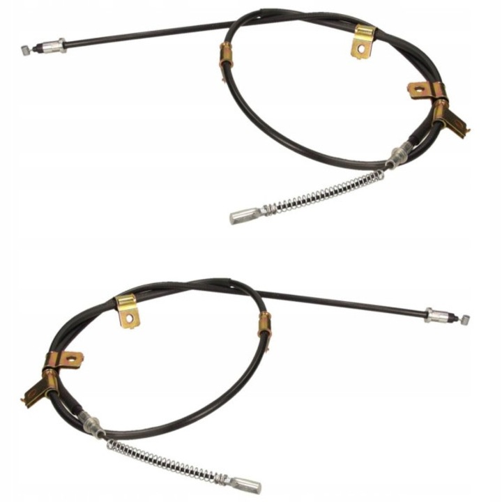 Kézifék Bowden Készlet, Hátsó BalJobb, ME Premium, Daewoo Lanos 97-hez, OE Egyenértékű, 9623054596245829, Benzin Dízel, Személygépkocsi, Utángyártott