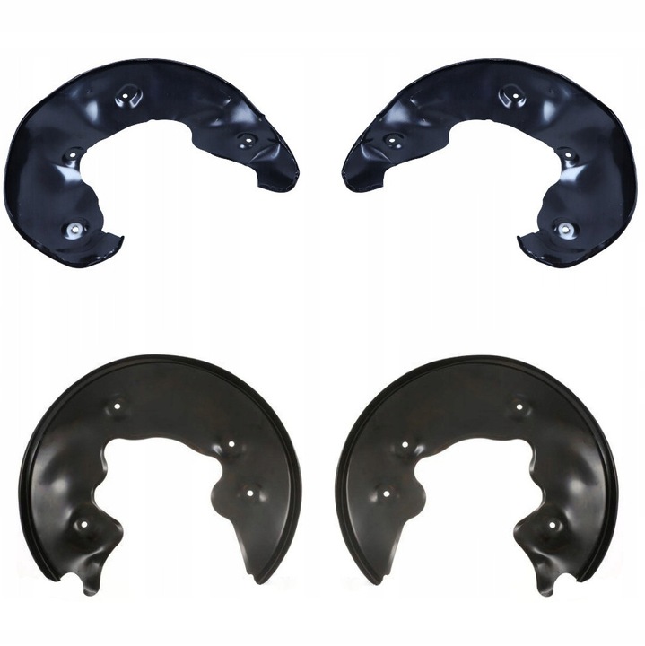 Fékvédő készlet első és hátsó, Me Premium, Audi A4 B8, A5, A6 C7, Q5, OE egyenértékű, 8K0615311 8K0615312 8K0615611A 8K0615612A, benzin, dízel, személygépkocsi, utángyártott