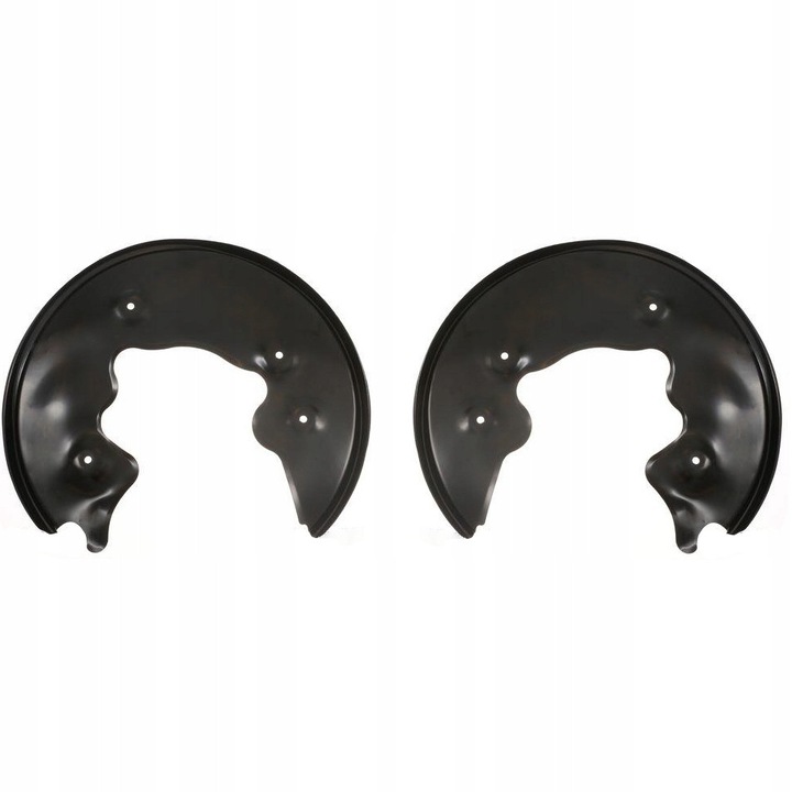 Féktárcsa Védőburkolat Készlet Hátsó Bal Jobb, Me Premium, Audi A4 B8, A5, A6 C7, Q5 modellekhez, OE Egyenértékű, 8K0615611A, 8K0615612A, Benzin Diesel, Személygépkocsi, Utángyártott