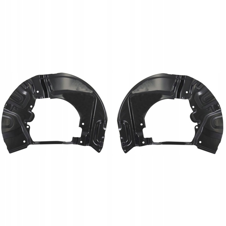 Fékvédő készlet első tárcsa bal jobb, Me Premium, Bmw 5 E60 E61-hez, OE-vel egyenértékű, 34116767647, 34116767648, benzin dízel, személygépkocsi, utángyártott