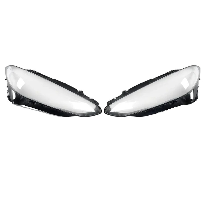 Capac faruri, policarbonat, design transparent, rezistent la intemperii, set pentru 4-Series G22, G23, G26