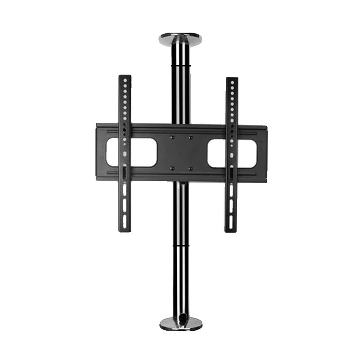 Suport TV de perete, inaltime ajustabila 62cm-82cm, compatibil cu televizoare de 23"-65", capacitate maxima 45KG, rotire 360°