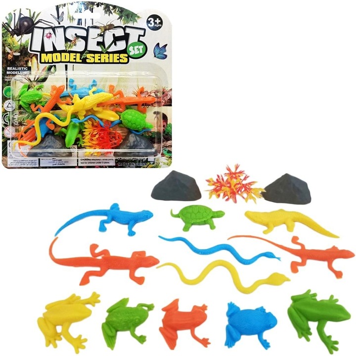 Figurina, TRIFOX, 15 elemente, 3 ani+, multicolor