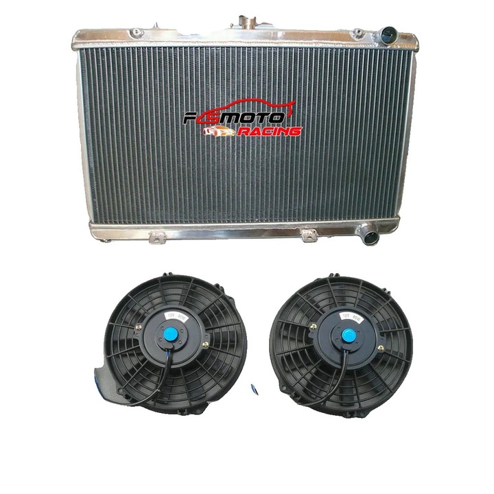 Radiator auto Nissan 200SX S13, aluminiu, dimensiuni 13.5"x25.5"x2", 14.5"x29"x2.375", capacitate 1.1 Bar Moto Racing