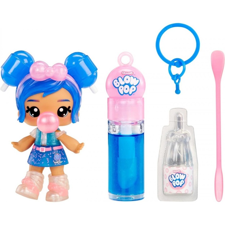 Yummiland baba, MGA, Lulu Málna, szájfékészlettel, többszínű