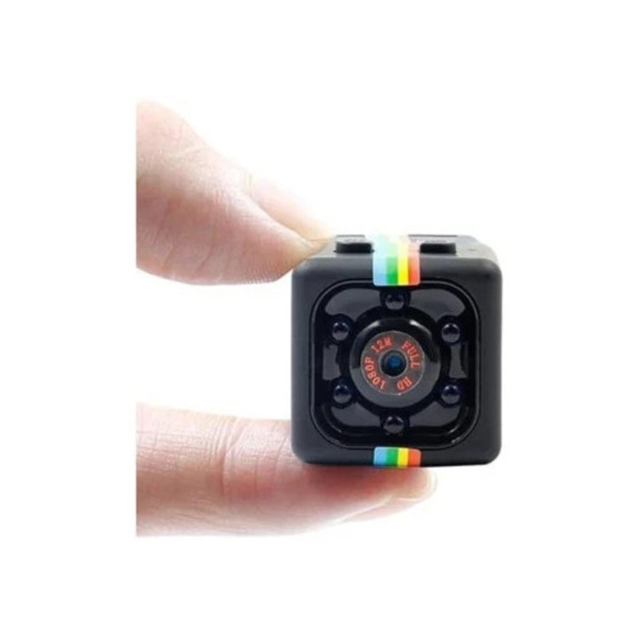 Mini kémkamera 1080P, fekete