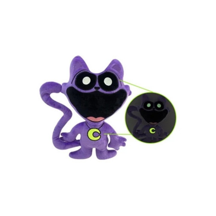 Плюшена играчка CatNap 30см, лилава