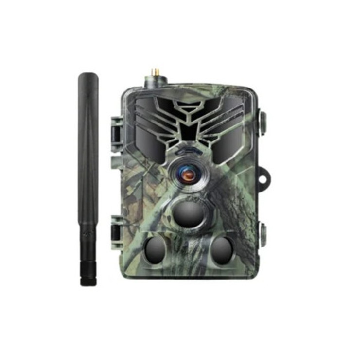 Камера за наблюдение SZSMART HC-810Plus 2K 30MP, инфрачервено нощно виждане, сива