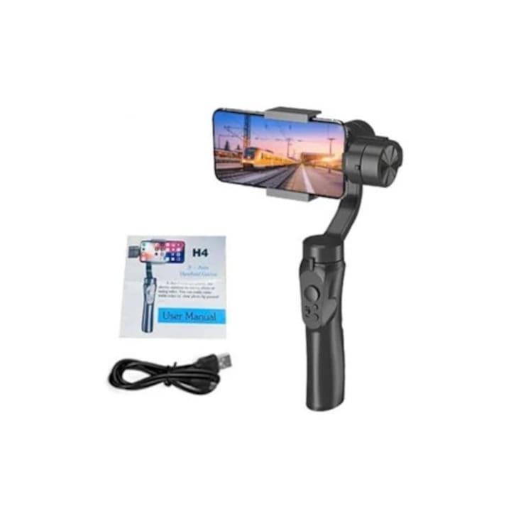 3-tengelyes képstabilizátor, függőleges és oldalsó, okostelefonhoz