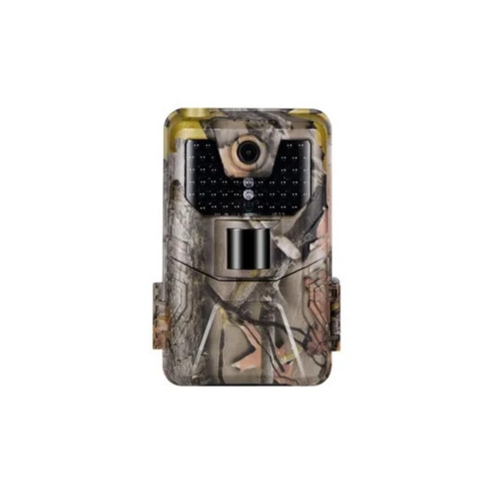 Камера за наблюдение SZSMART WiFi900Pro 4K 36MP, инфрачервено нощно виждане, сива