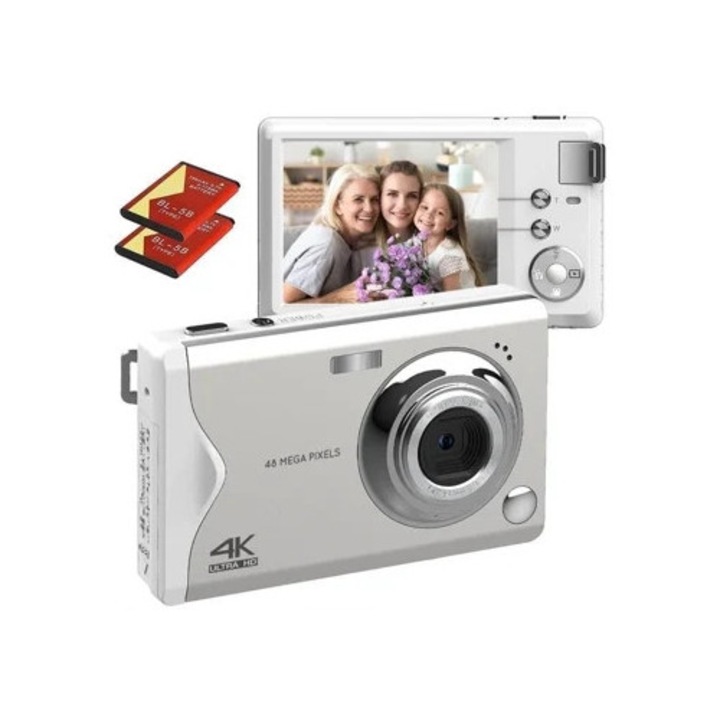 Camera video 48MP 4K, 3 inch, auto focus, zoom 16X