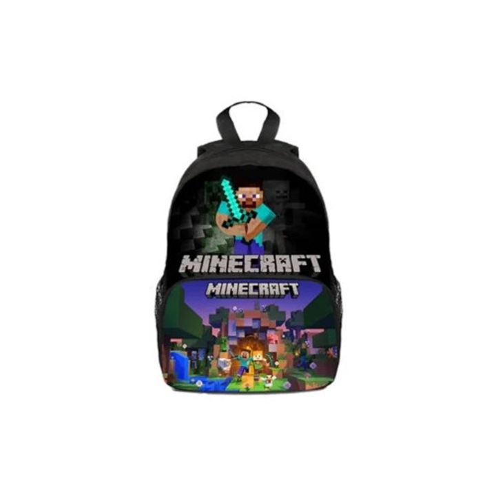 Ghiozdan Minecraft pentru copii, multicolor