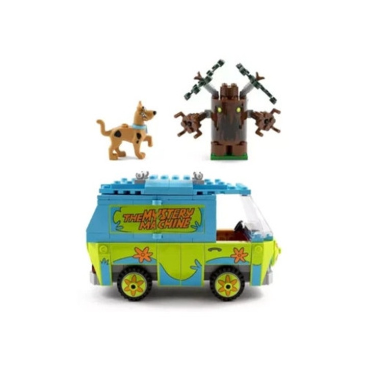 Set de constructie Scooby-Doo, Masina Misterelor, 305 piese, multicolor