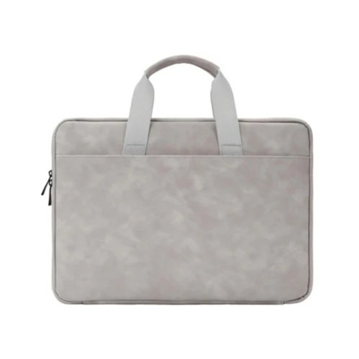 Laptop táska 15.6 hüvelykes, szürke, vízálló, szett