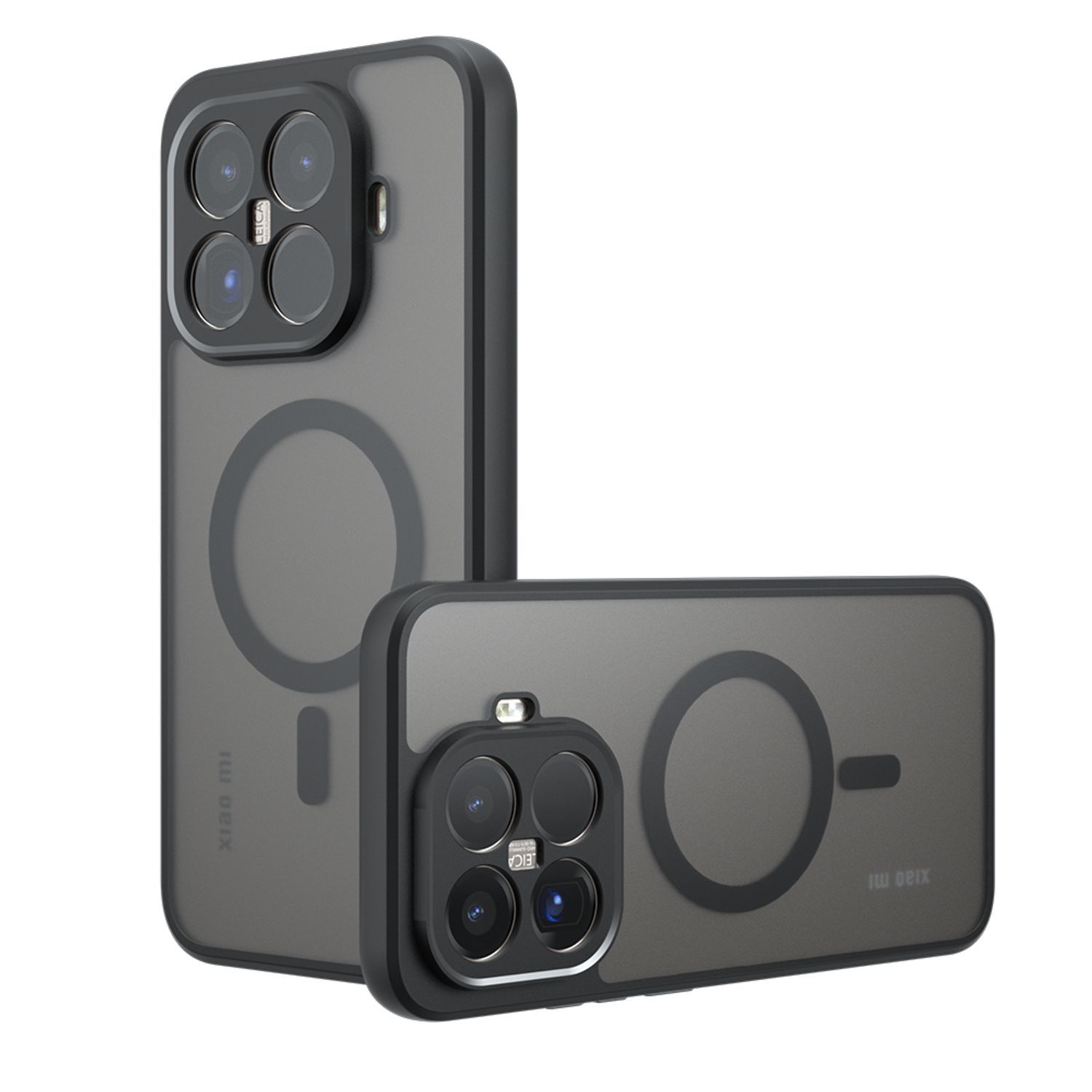 Husa Telefon pentru Xiaomi 15T Pro, Compatibila cu MagSafe, Carcasa Magnetica Integrata, Anti-Soc, Neagra