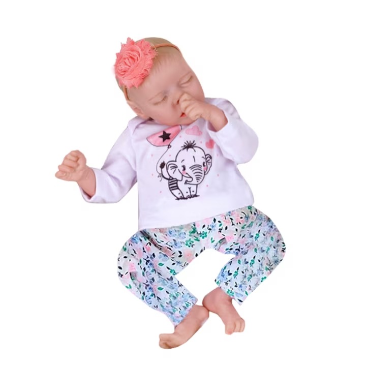 Кукла бебе, HaploS, 18 инча, винил, многоцветна, 43 см