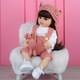 Papusa bebelus, HaploS, 55 cm, material vinil, aspect realist, set complet, rose